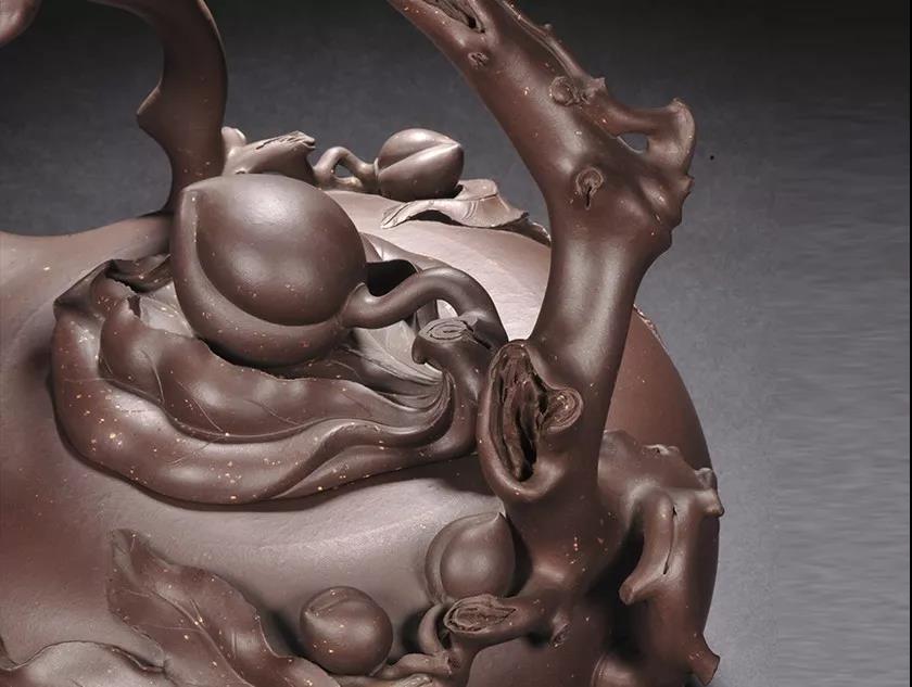 10種最美花器提梁壺，精美別致雕花紫砂壺!