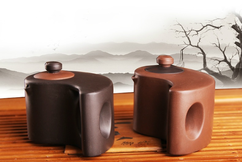 太極陰陽(yáng)紫砂壺，創(chuàng)意格紫砂壺