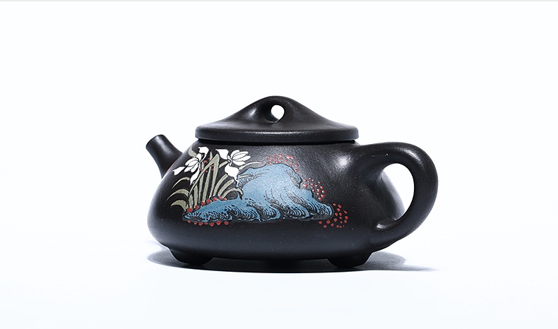 石瓢手工紫砂壺，精致典雅紫砂壺