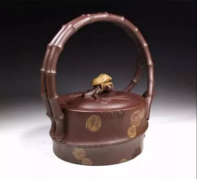 10種最美花器提梁壺，精美別致雕花紫砂壺!