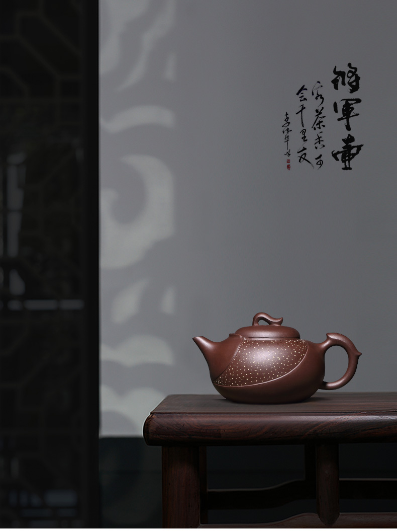 將軍壺紫砂壺，雅韻精美紫砂壺